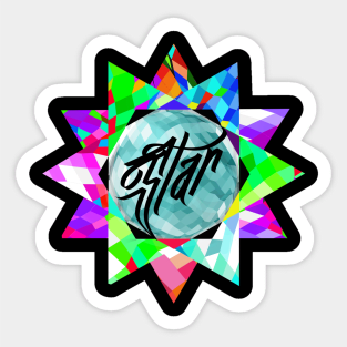 kaleidoscope star Sticker